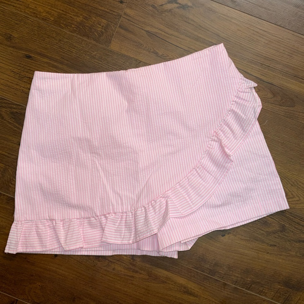 Lily Pulitzer Faye Skort Seersucker View 3